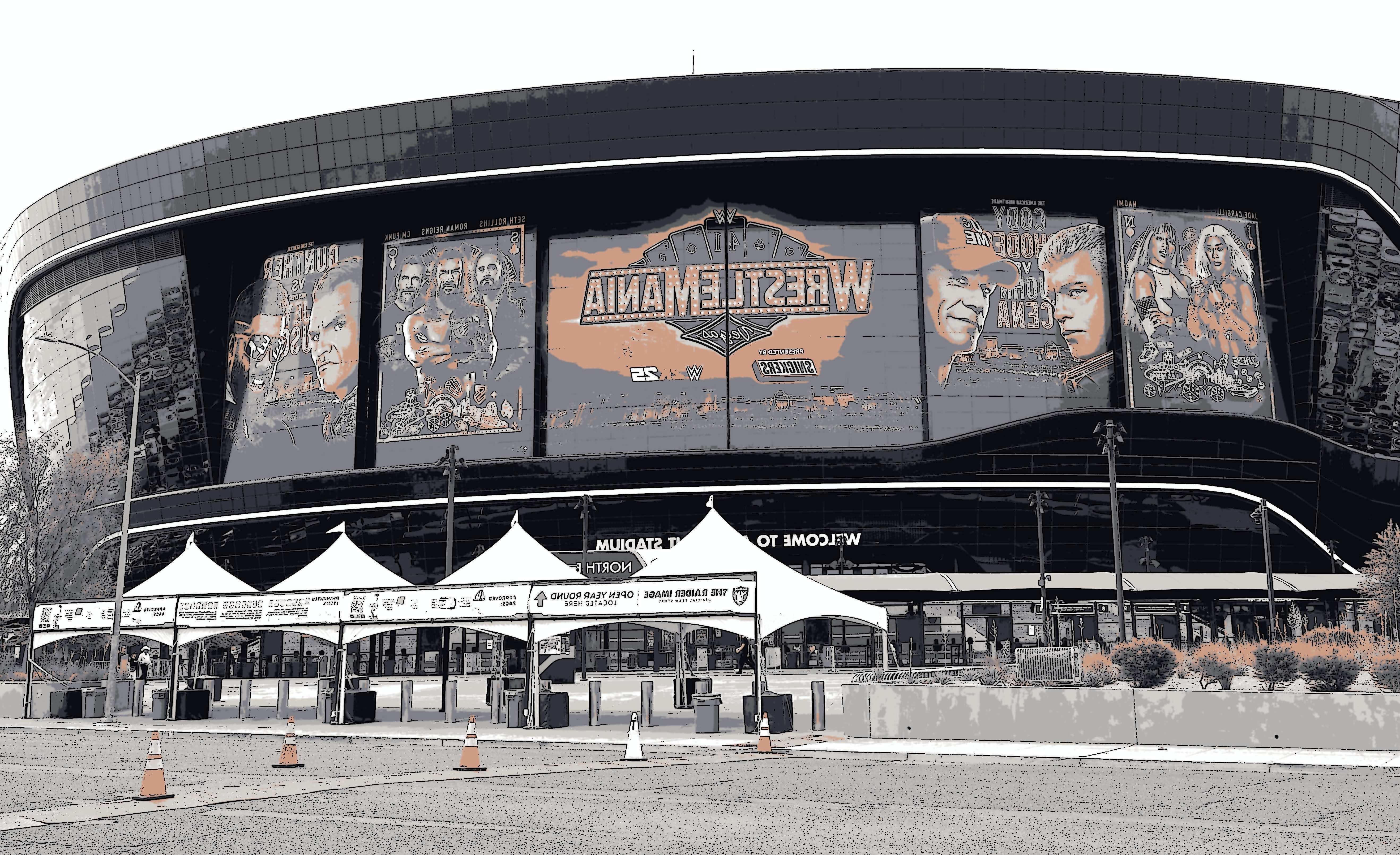 WrestleMania 42, 18-19 Nisanda Las Vegasta Allegiant...