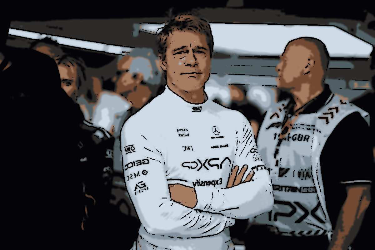 Brad Pitt, Austindeki özel McLaren testinde ilk...